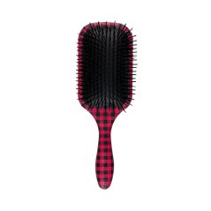 Denman Plochý kartáč na vlasy- limitka červenočerný