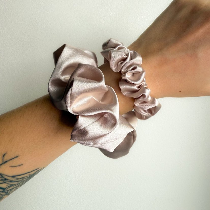 MURU gumička limitka - PERLOVÁ úzká/velká - Velikost gumičky: Úzká