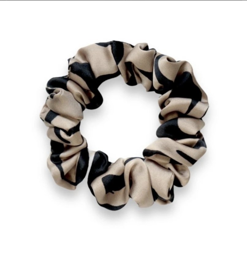 MURU limitka gumička Beige zebra úzká/velká - Velikost gumičky: Úzká