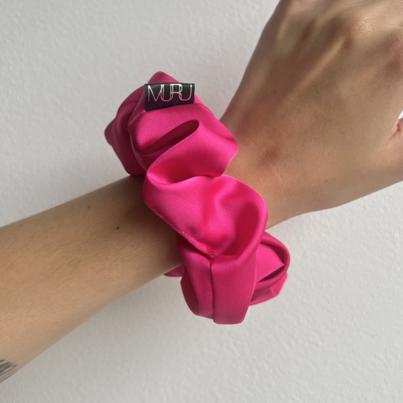 MURU limitka úzká gumička FUSCHIA úzká/velká matná - Velikost gumičky: Velká