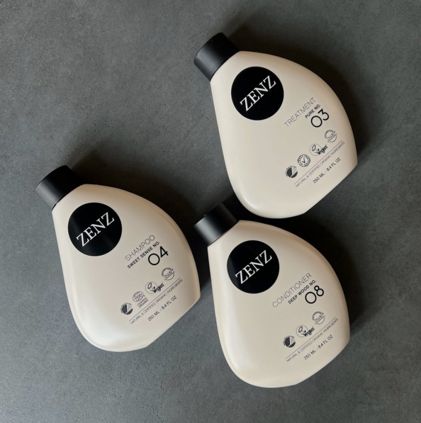 Zenz set pro hydrataci a zpevnění zesvětlených vlasů