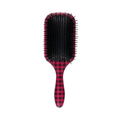 Denman Plochý kartáč na vlasy- limitka červenočerný