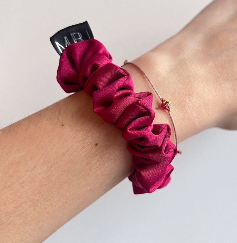 MURU gumička matná - více barevných variant - Barva gumičky: Magenta